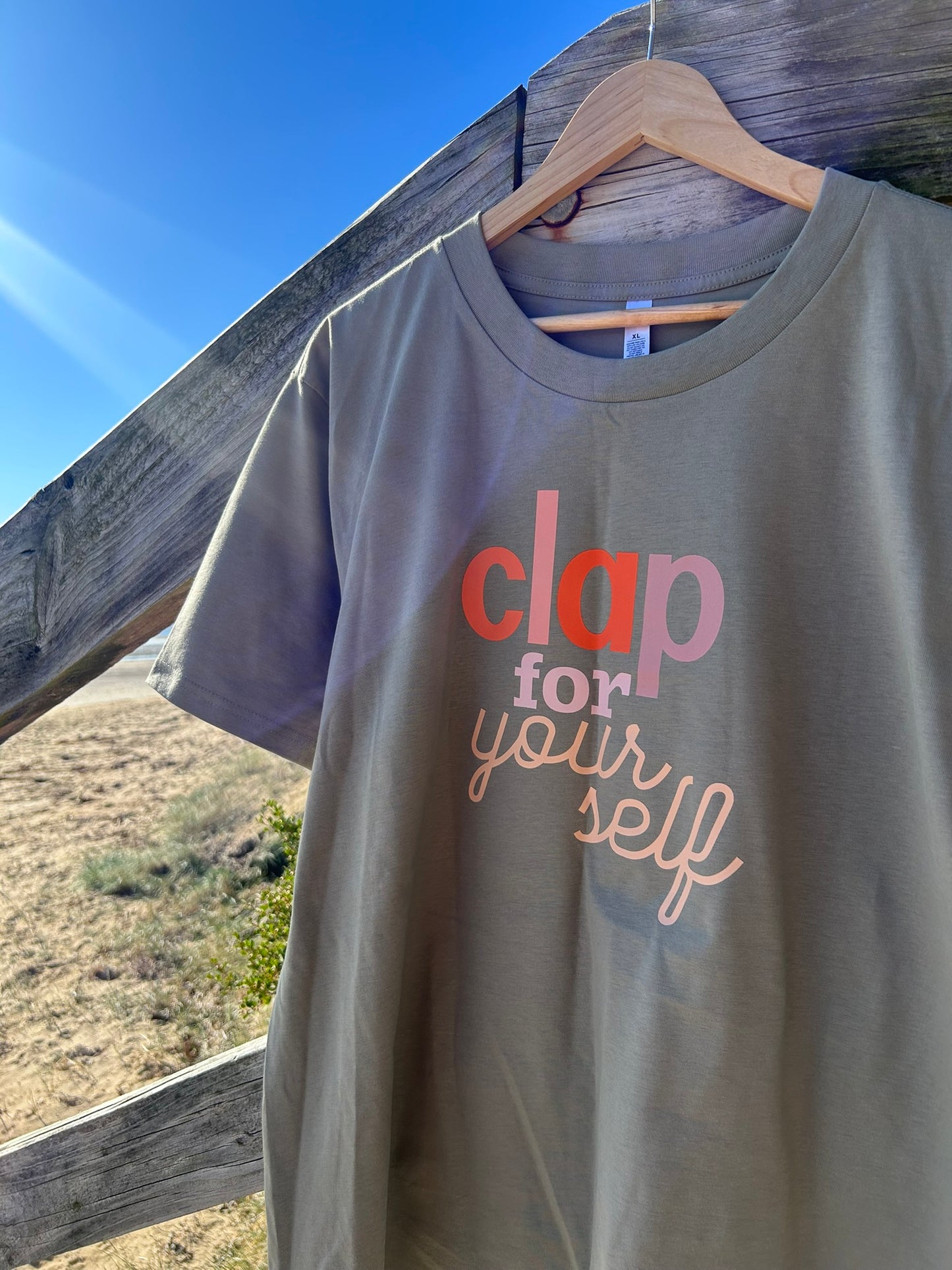 Clap Yourself - Classic Relaxed Tee - Eucalyptus