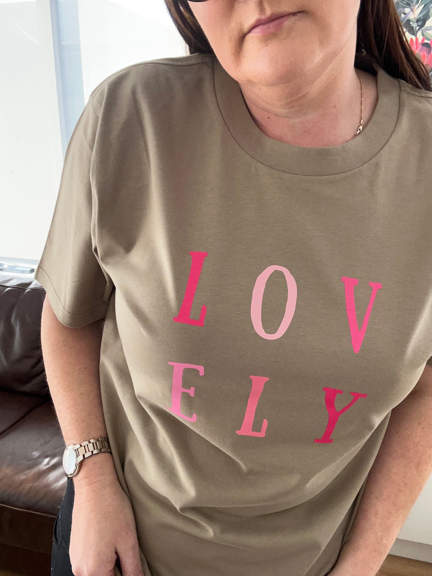 Lovely - Classic Relaxed Tee - Sand