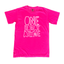 One Day at a Time - Comfort Tee - Neon Pink