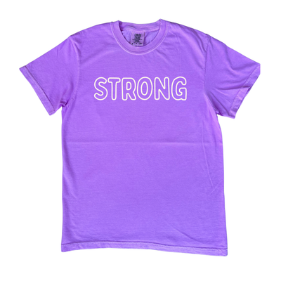 Strong  - Comfort Tee - Neon Violet