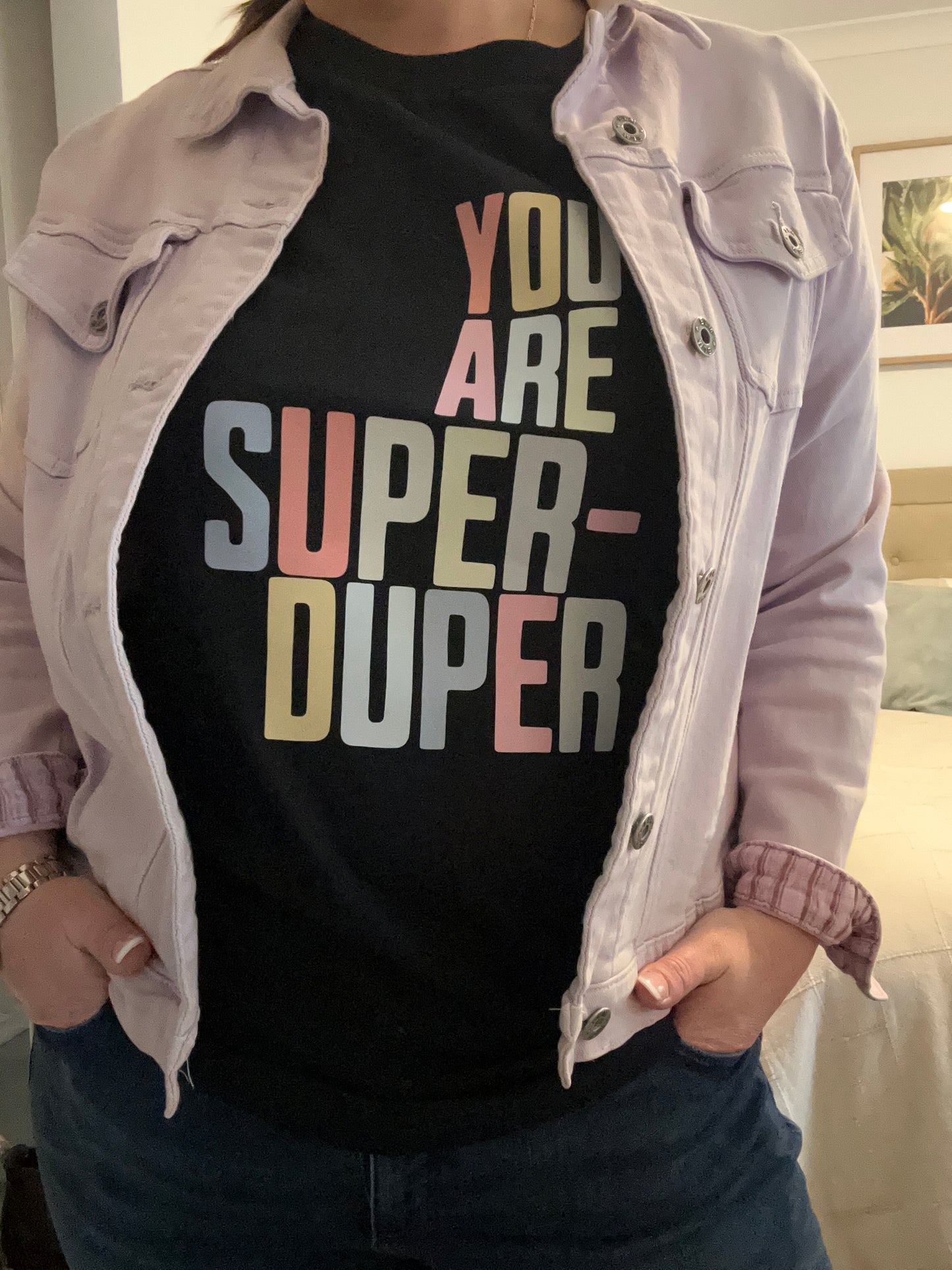 Super Duper - Classic Relaxed Tee - Navy