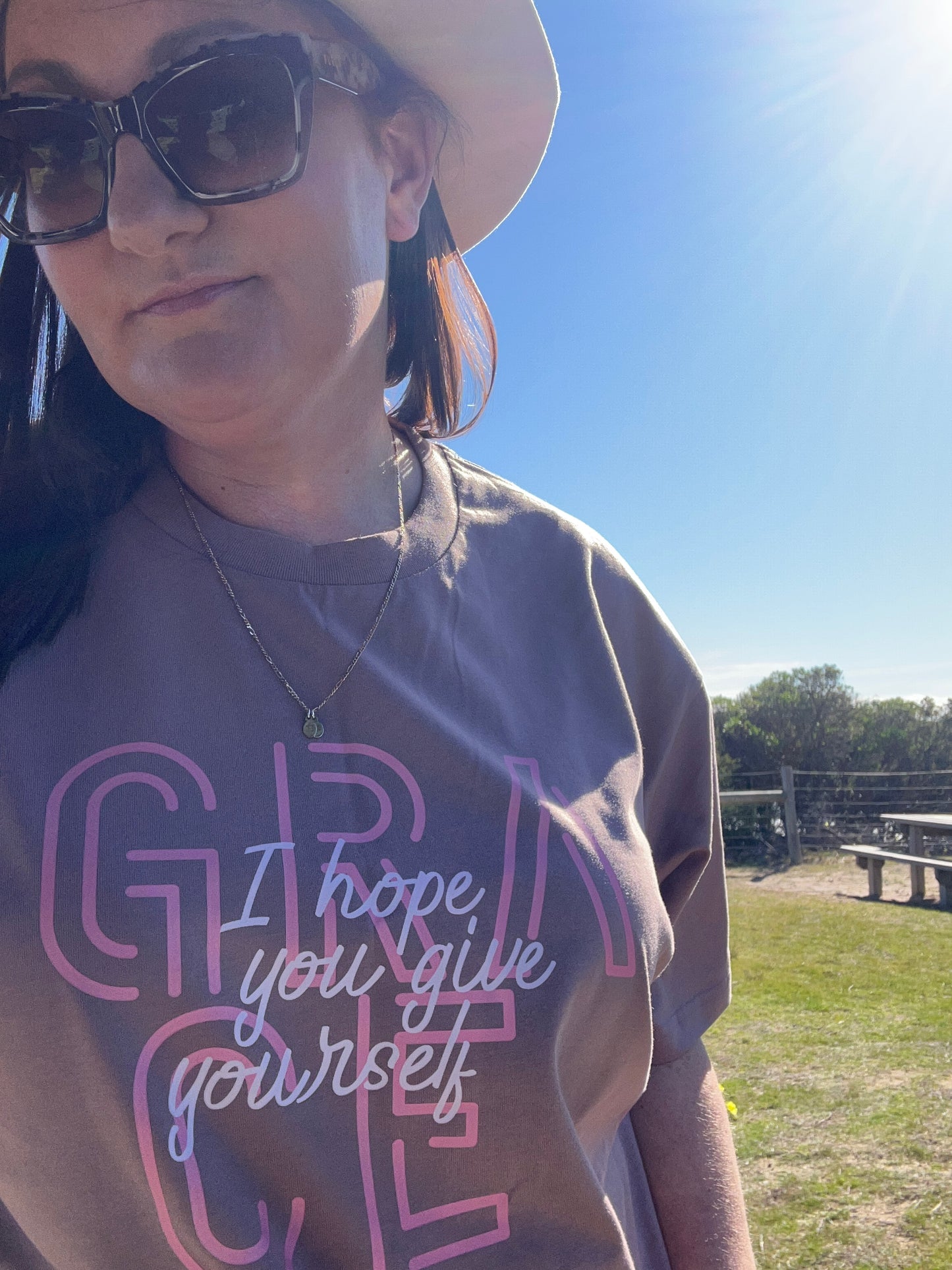 Grace - Classic Tee - Hazy Pink