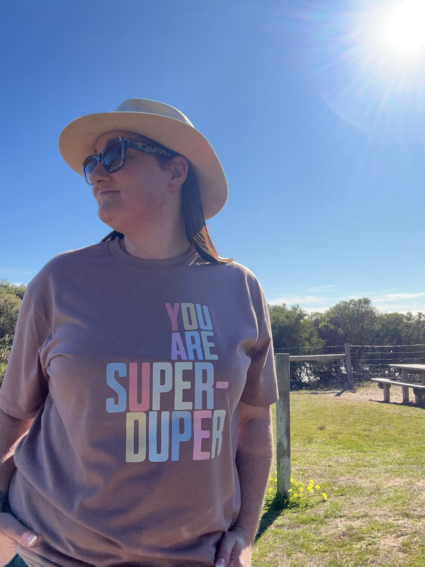 Super Duper - Classic Tee - Hazy Pink