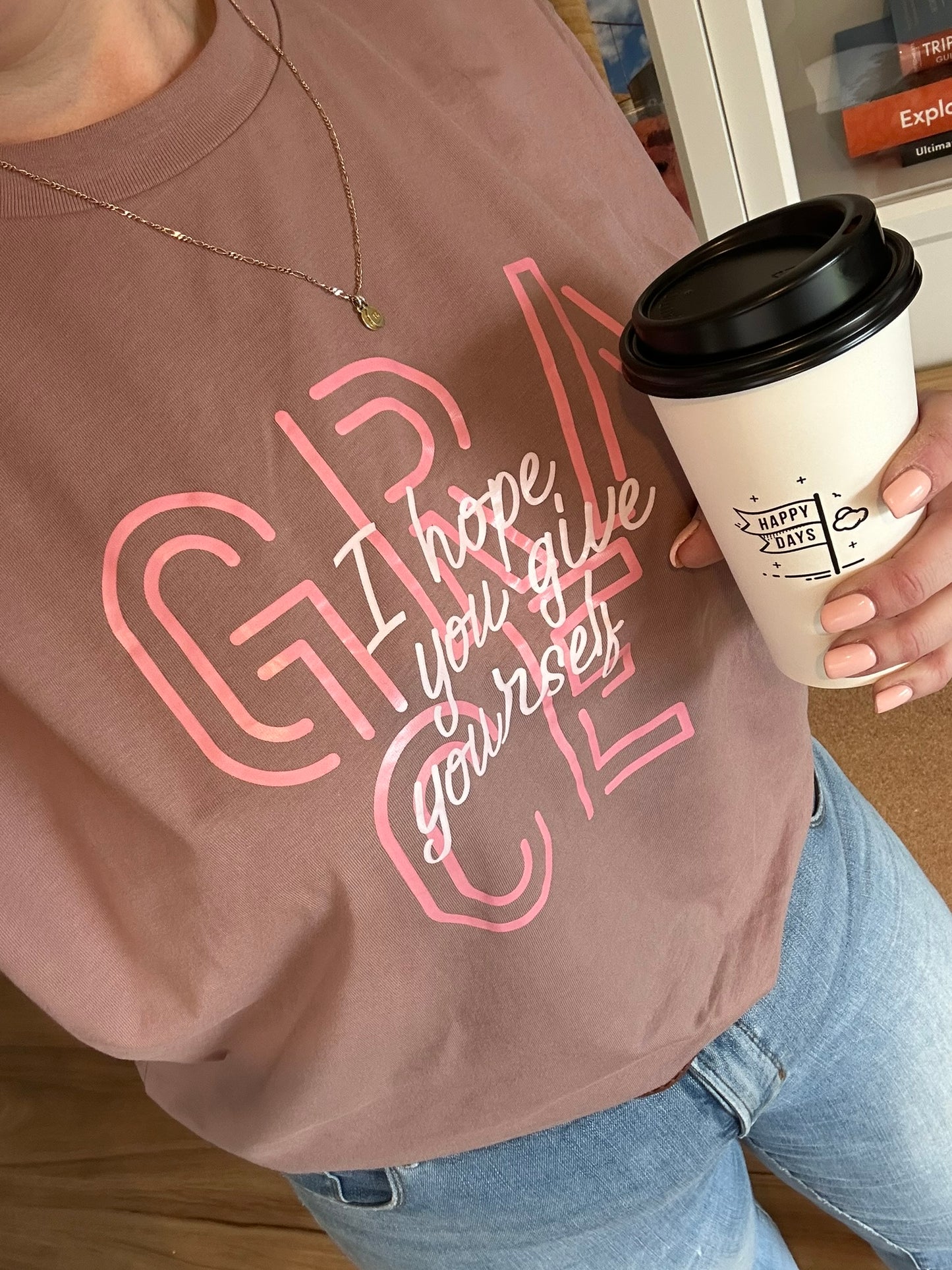 Grace - Classic Tee - Hazy Pink