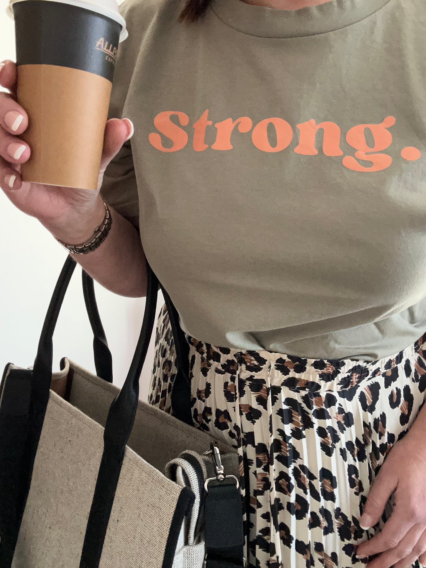 Strong - Classic Relaxed Tee - Eucalyptus
