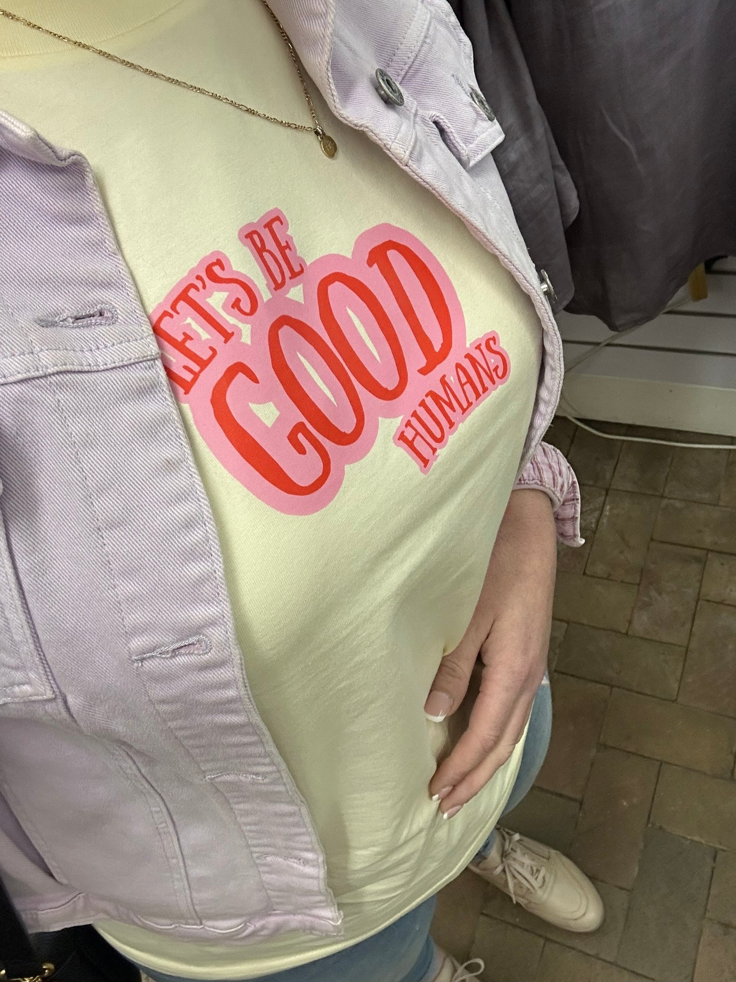Good Humans - Classic Relaxed Tee - Butter