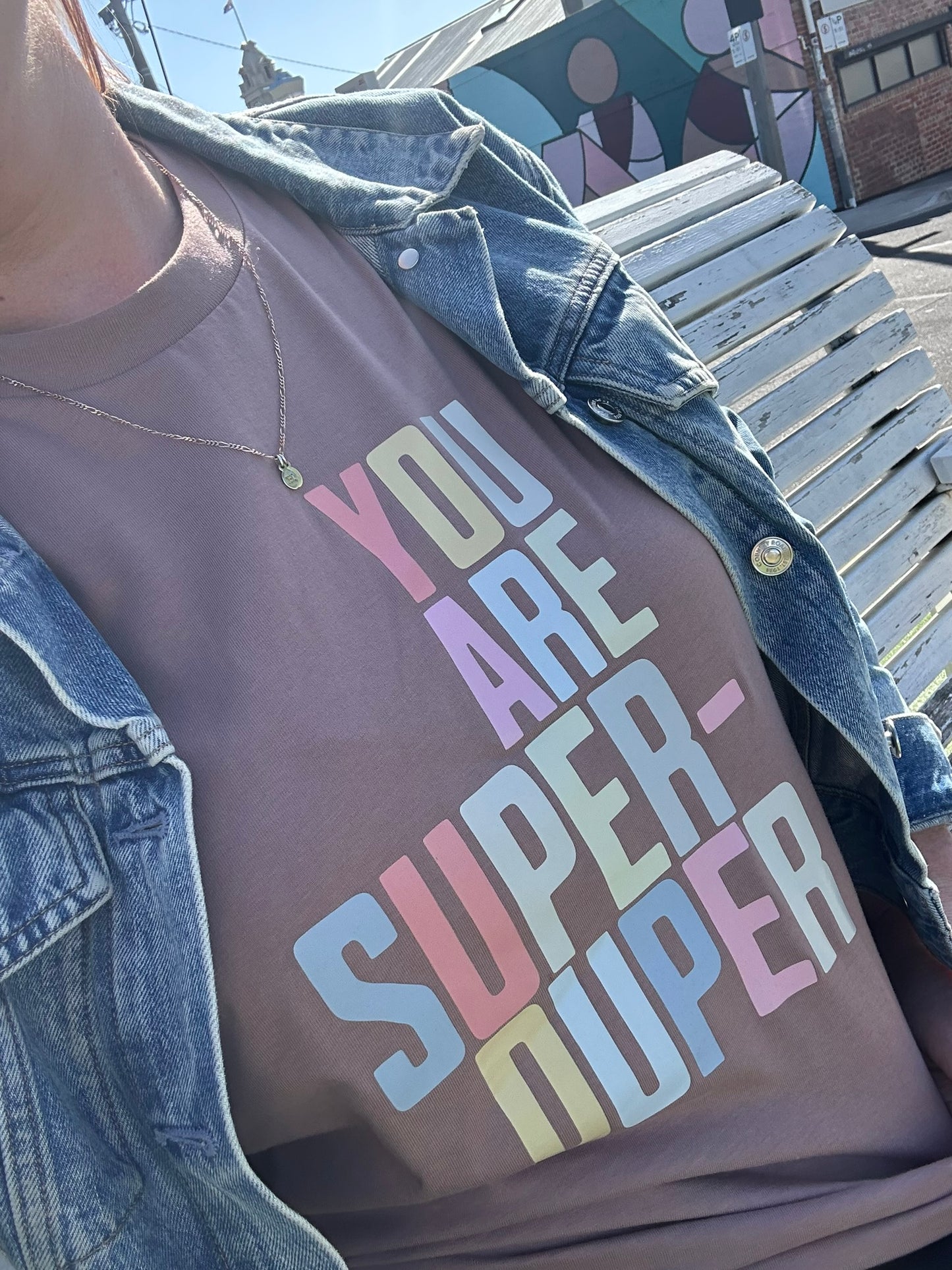 Super Duper - Classic Tee - Hazy Pink