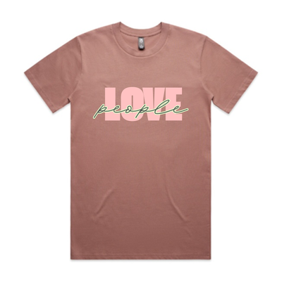 Love People - Classic Tee - Hazy Pink