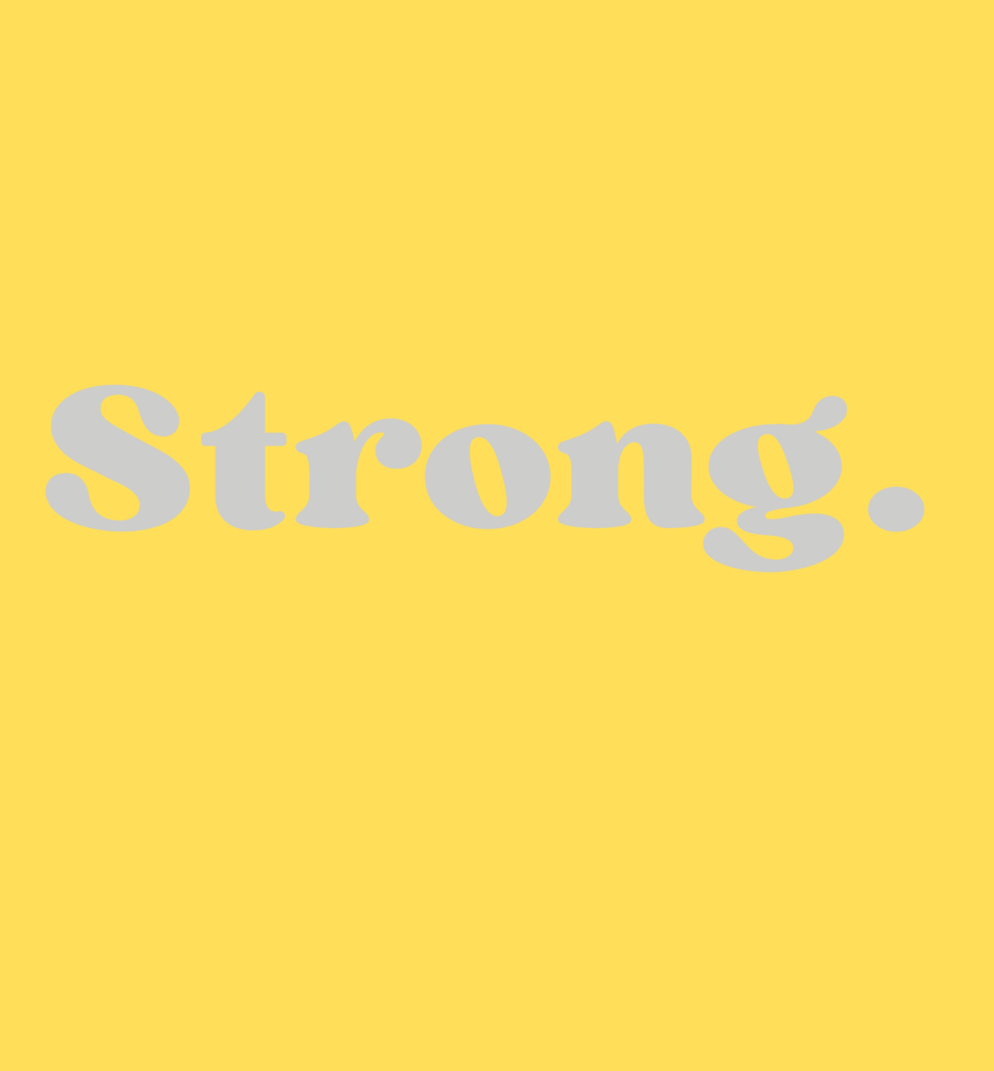 Strong  - Comfort Tee - Neon Yellow