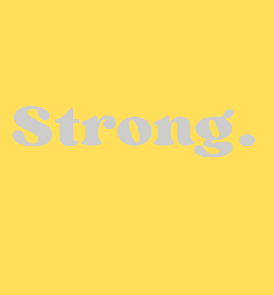 Strong  - Comfort Tee - Neon Yellow