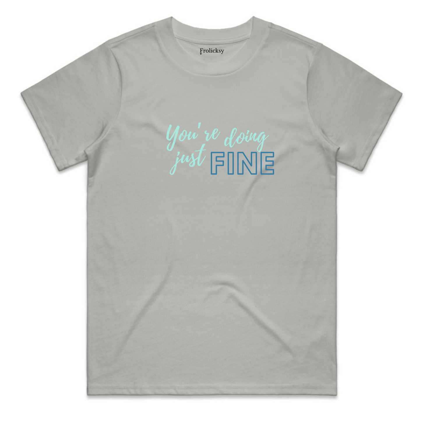 Doing Fine - Classic Relaxed Tee - Storm