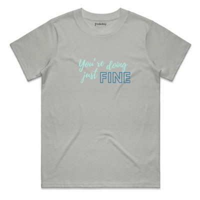 Doing Fine - Classic Relaxed Tee - Storm