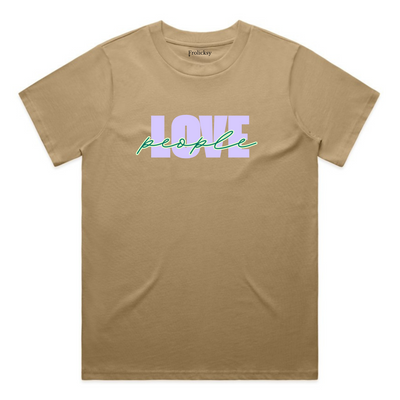 Love People - Classic Relaxed Tee - Sand