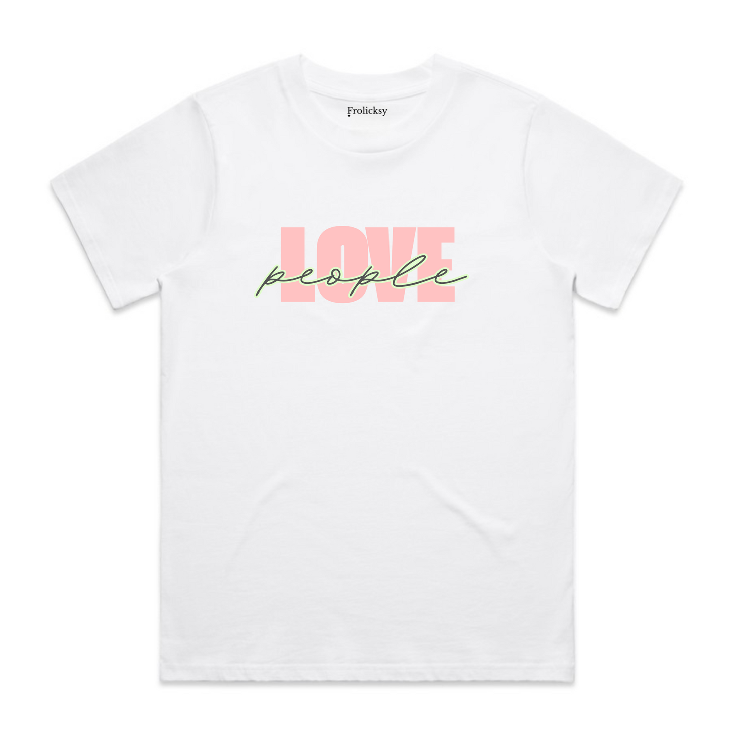 Love People - Classic Relaxed Tee - White