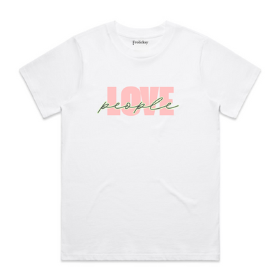 Love People - Classic Relaxed Tee - White