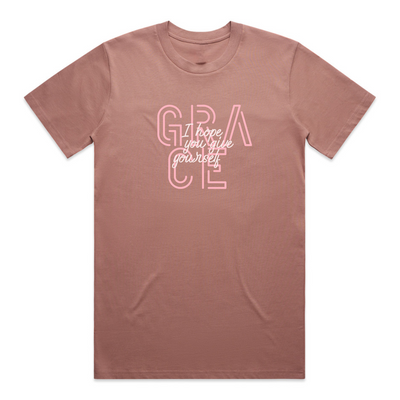Grace - Classic Tee - Hazy Pink