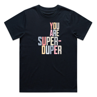 Super Duper - Classic Relaxed Tee - Navy