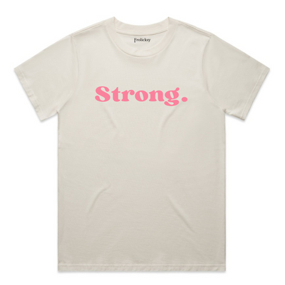 Strong - Classic Relaxed Tee - Bone