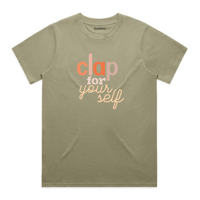 Clap Yourself - Classic Relaxed Tee - Eucalyptus