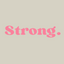 Strong - Classic Relaxed Tee - Bone