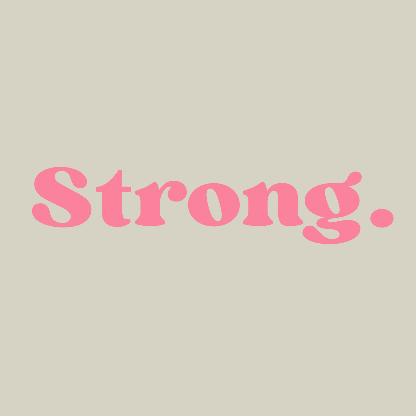 Strong - Classic Relaxed Tee - Bone