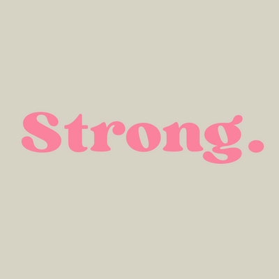 Strong - Classic Relaxed Tee - Bone