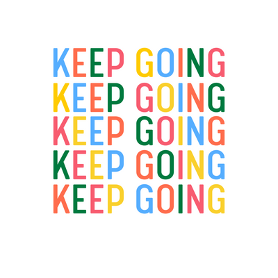Never Give Up - Classic Relaxed Tee - White
