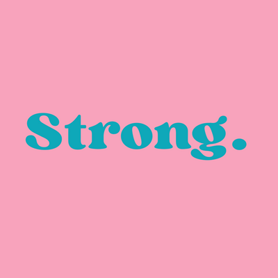 Strong - Long Sleeve Tee - Pink