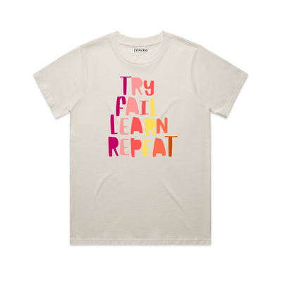 Try - Classic Relaxed Tee - Bone