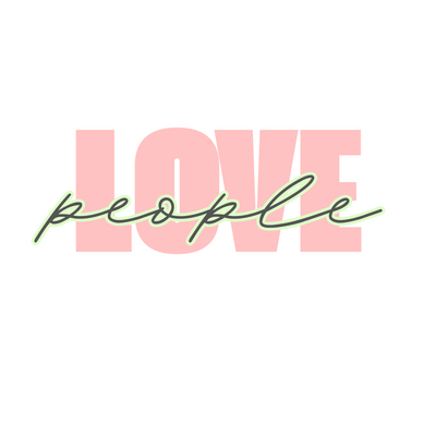 Love People - Classic Relaxed Tee - White